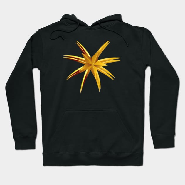 gold star Hoodie by Dilhani